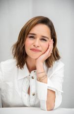 EMILIA CLARKE at Last Christmas Press Conference in Beverly Hills 09/19/2019