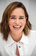 EMILIA CLARKE at Last Christmas Press Conference in Beverly Hills 09/19/2019