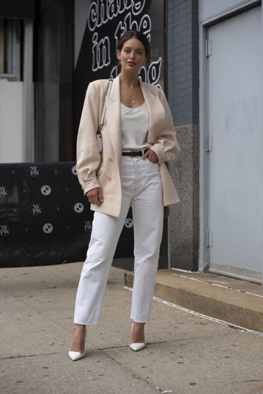 EMILY DIDONATO Out at New York Fashion Week 09/10/2019