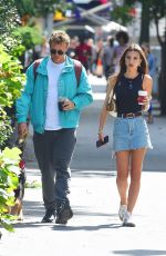 EMILY RATAJKOWSKI in Denim Skirt Out in New York 09/13/2019