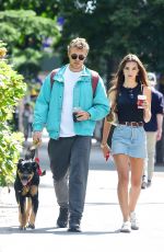 EMILY RATAJKOWSKI in Denim Skirt Out in New York 09/13/2019