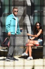 EMILY RATAJKOWSKI in Denim Skirt Out in New York 09/13/2019