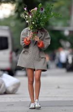 EMILY RATAJKOWSKI Leaves Adore Floral in New York 09/13/2019