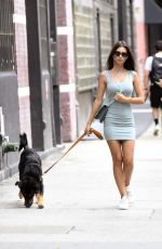 EMILY RATAJKOWSKI Out with her Dog in New York 09/04/2019