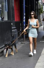 EMILY RATAJKOWSKI Out with her Dog in New York 09/04/2019