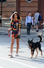 EMILY RATAJKOWSKI Out with Her Dog in New York 09/11/2019