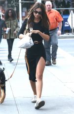 EMILY RATAJKOWSKI Out with Her Dog in New York 09/18/2019
