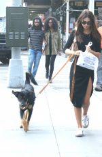 EMILY RATAJKOWSKI Out with Her Dog in New York 09/18/2019