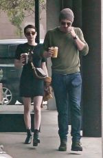 EMMA ROBERTS and Garrett Hedlund Out for Lunch in Los Angeles 09/27/2019