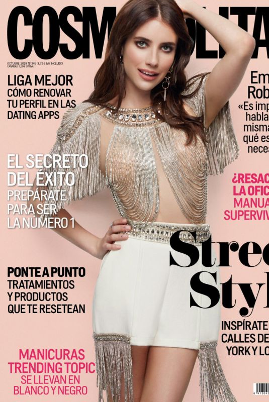 EMMA ROBERTS in Cosmopolitan Magazine, Spain October 2019