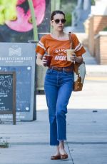 EMMA ROBERTS in Denim Out in Los Angeles 09/20/2019