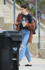 EMMA ROBERTS Out in Los Angeles 09/26/2019