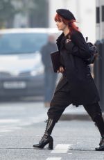 EMMA STONE at Cruella Set on Regent