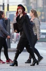 EMMA STONE at Cruella Set on Regent