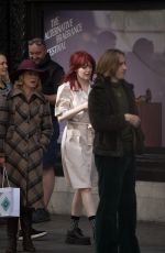 EMMA STONE on the Set of Cruella in London 09/01/2019