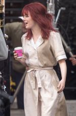 EMMA STONE on the Set of Cruella in London 09/01/2019