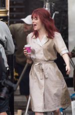 EMMA STONE on the Set of Cruella in London 09/01/2019