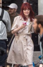 EMMA STONE on the Set of Cruella in London 09/01/2019