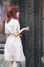 EMMA STONE on the Set of Cruella in London 09/01/2019