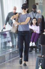 EMMT ROSSUM at JFK Airport in New York 09/04/2019