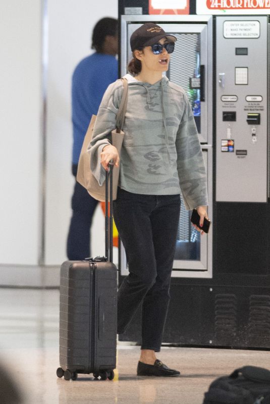 EMMT ROSSUM at JFK Airport in New York 09/04/2019