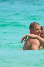 EUGENIE BOUCHARD in Bikini and Connor Davis at a Beach in Miami 09/08/2019