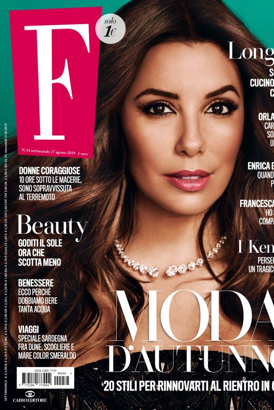 EVA LONGORIA in F Magazine, August 2019