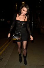 FAYE BROOKES Night Out in Manchester 09/25/2019