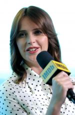 FELICITY JONES at Imdb Studio at 2019 Toronto International Film Festival 09/07/2019