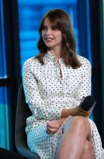 FELICITY JONES at Imdb Studio at 2019 Toronto International Film Festival 09/07/2019