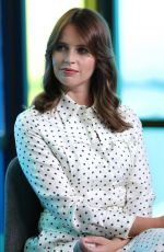 FELICITY JONES at Imdb Studio at 2019 Toronto International Film Festival 09/07/2019