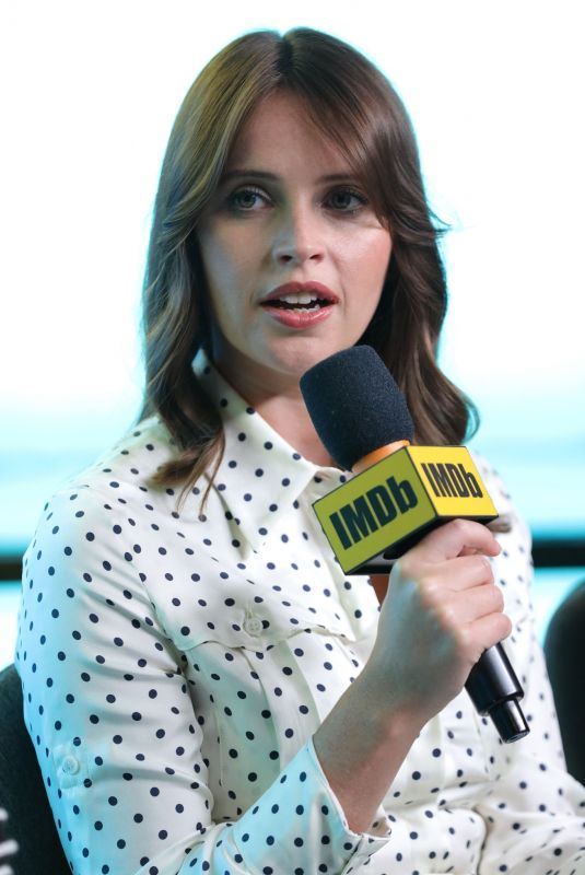 FELICITY JONES at Imdb Studio at 2019 Toronto International Film Festival 09/07/2019