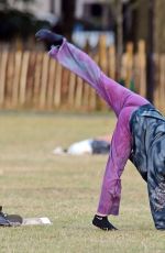 FKA TWIGS and Reuben Esser at a Park in London 09/15/2019