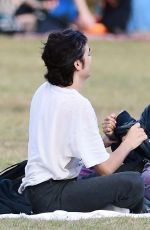 FKA TWIGS and Reuben Esser at a Park in London 09/15/2019