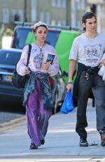 FKA TWIGS and Reuben Esser at a Park in London 09/15/2019