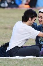 FKA TWIGS and Reuben Esser at a Park in London 09/15/2019