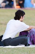 FKA TWIGS and Reuben Esser at a Park in London 09/15/2019