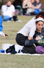 FKA TWIGS and Reuben Esser at a Park in London 09/15/2019