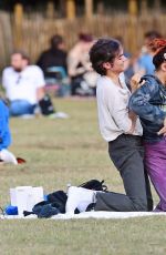 FKA TWIGS and Reuben Esser at a Park in London 09/15/2019