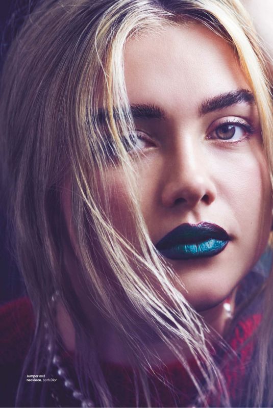 FLORENCE PUGH in Glamour Magazine, UK Autumn/Winter 2019