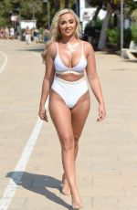 GEORGIA COLE in Bikini at a Beach in Ibiza 09/18/2019
