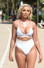 GEORGIA COLE in Bikini at a Beach in Ibiza 09/18/2019