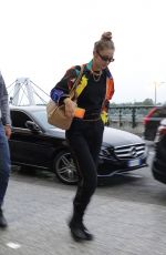 GIGI and BELLA HADID at Milan Malpensa Airport 09/22/2019
