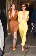 GIGI and BELLA HADID at The Americans in Paris Event in Paris 09/28/2019