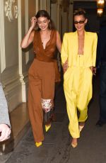 GIGI and BELLA HADID at The Americans in Paris Event in Paris 09/28/2019