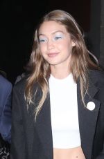 GIGI and BELLA HADID Leaves Marc Jacobs Fashion Show at NYFW in New York 09/11/2019