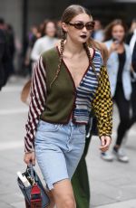 GIGI and BELLA HADID Out Milan Fashion Week 09/19/2019