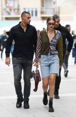 GIGI and BELLA HADID Out Milan Fashion Week 09/19/2019