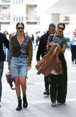 GIGI and BELLA HADID Out Milan Fashion Week 09/19/2019