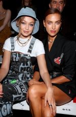 GIGI HADID and IRINA SHAYK at Jeremy Scott Fashion Show at NYFW 09/06/2019